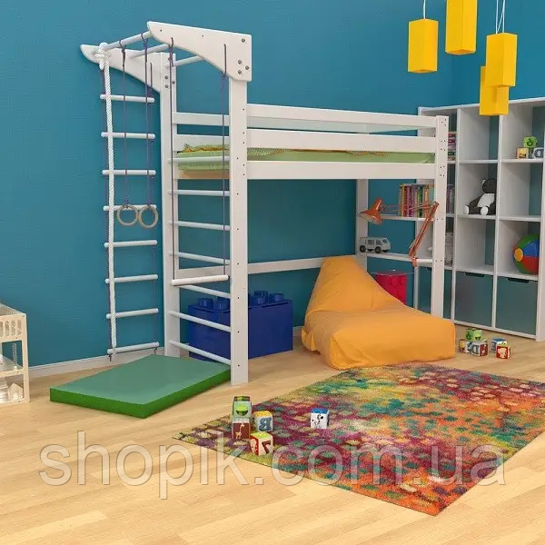Детская кровать чердак (babyson 12) 80x190см, Детские кровати со ...