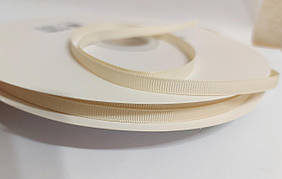 Стрічка репсова  6 мм  Айворі ( 91 метри в рулоні), № 810