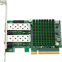 Сетевая карта- Supermicro Ethernet Adapter DP 10GbE SFP+ PCI-E LP (AOC-STGN-i2S)