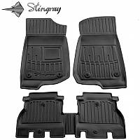 Резиновые 3D коврики в салон на Jeep Wrangler (JL) 2018- (5 дверей) Stingray