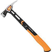 Универсальный Молоток - гвоздодер общего назначения Fiskars "IsoCore" (L) 20oz/13.5" (1020214) Сталь