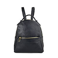 Рюкзак женский кожаный Lino Venturi 372523 маленький Черный
