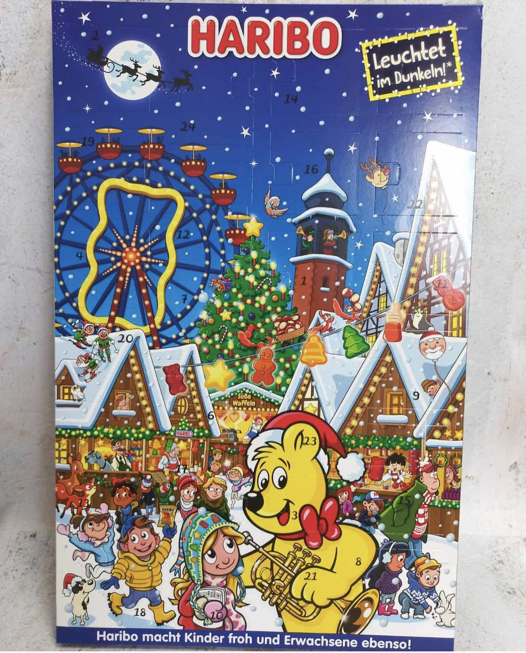 Адвент - календар Haribo Leuchtet im Dunkelh,Німеччина 300 грам (ID ...