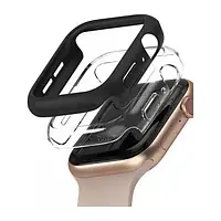 Чехол для смарт-часов Ringke Slim Case для Apple Watch 4/5/6/SE 44 mm Matte Black (RCA4909)