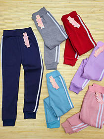 Спортивні брюки для дівчат на хутрі р.70-75-80