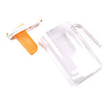 Набір для напоїв пластиковий глечик з фільтром + 4 склянки, фото 4