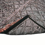 Штора на двері від холоду на магнітах, дверна фіранка магнітна із захистом від холоду/протягів, шоколад, фото 5