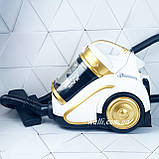 Пилосос для прибирання вовни тварин Rainberg, потужна турбощітка в комплекті, фото 4