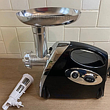 Електром'ясорубка з насадками Rainberg 3800Вт соковитискач 2в1 для томатів зі шнеком, фото 5