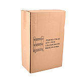 Етажерка мобільна на колесиках, полиця органайзер триярусна пластикова 40х25,5х72 см, біла, фото 5