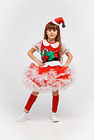 Санта карнавальный костюм для девочки 115-125 см