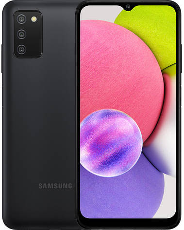Samsung Galaxy A03S 3/32GB Black (SM-A037F) UCRF Офіц.Гарантія 1 рік (*CPA -3% Знижка)_L, фото 1