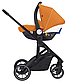 Коляска універсальна 3 в 1, CARRELLO Alfa+ CRL-6508 3in1 Sunrise Orange, помаранчева, Карелло Альфа +, фото 5