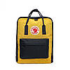 Рюкзак Fjallraven Kanken Classic жовтий. Повсякденний міської водонепроникний рюкзак Канкен, фото 9