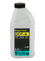 Жидкость тормозная Vira Brake Fluid DOT-4 0,5 л (VI1001) Техно Плюс Арт.VI1001