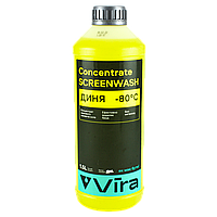 Зимний омыватель концентрат Vira -80 °С "Дыня" 1,5 л (VI0502), незамерзайка, жидкость для омывания стекол авто