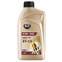 Масло моторное K2 LONG LIFE MOTOR OIL SN XV-C3 5W-30 1 л K2 (O1481S) Техно Плюс Арт.K20902