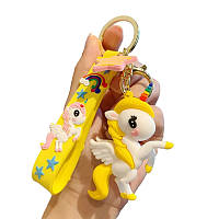 Брелок єдиноріг жовтий