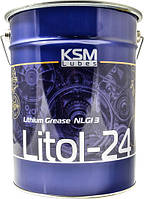 Смазка пластичная KSM Литол-24 Premium 17 кг Техно Плюс Арт.530064