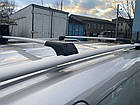 Поперечки на Dacia Duster (2010-2023) Flybar V1. На стандартні рейлінги. Сірі \ Чорні, фото 2