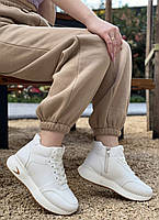 Кросівки жіночі зимові 8 пар у ящику білого кольору 36-41, фото 7