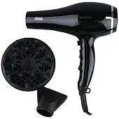 Електричний фен DSP Потужність 2300Вт, з дифузором та концентратором, чорний (30075)