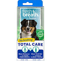 Набор TropiClean Fresh Breath No Brushng для чистки зубов, для собак, добавка в воду и гель, 30 мл/118 мл