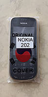 Корпус Nokia 202 (AAA) (чорний) (повний комплект)