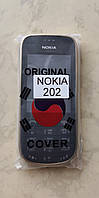 Корпус Nokia 202 (AAA) (білий) (повний комплект)