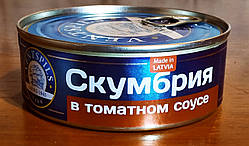 Скумбрія в томатному соусі Ventspils
