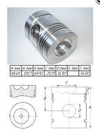 86740 Поршень на 6.354, 6.354.1 серии