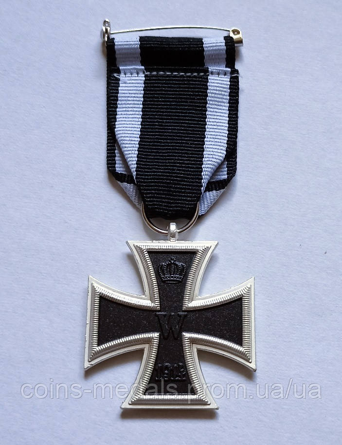 Залізний хрест 2 класу зразка 1914 року Перша світова війна Копія - фото 1 - id-p2002677154