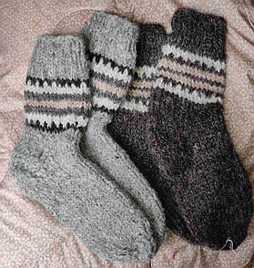 Чоловічі теплі шкарпетки з собачої вовни