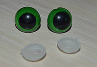 глазки зеленые 14 мм