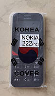 Корпус Nokia 222 (AAA) (чорний) (повний комплект)