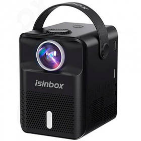 Портативний проектор ISINBOX X8 5G WIFI з підтримкою 1080p Чорний