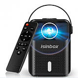 Портативний проектор ISINBOX X8 5G WIFI з підтримкою 1080p Чорний, фото 3