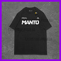 Футболка Manto черная с биркой | Манто | Мужская