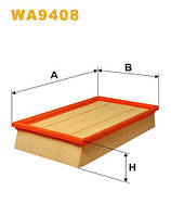 Фильтр воздушный Ford Focus Cabrio, Focus C-Max, Focus II; Volvo C30, S40 II, V50 Wix Filters (WA9408) Техно