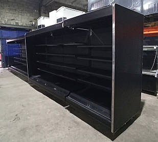 Холодильний регал під виносний холод «Modern-Expo Raawka» лінія 7.5 м., (Україна), (+2° +8°), Б/у