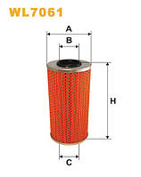 Фильтр масляный Evobus O 810-815; M.A.N. TG-A, TGL, TGM; M.A.N. Bus NUE; Fendt Favorit 90 Wix Filters (WL7061)