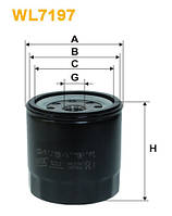 Фильтр масляный Komatsu FD; Isuzu Trooper; Vauxhall Brava Wix Filters (WL7197) Техно Плюс Арт.325499