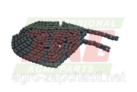 Приводний роликовий ланцюг механізму вивантаження зерна комбайна Claas 755537