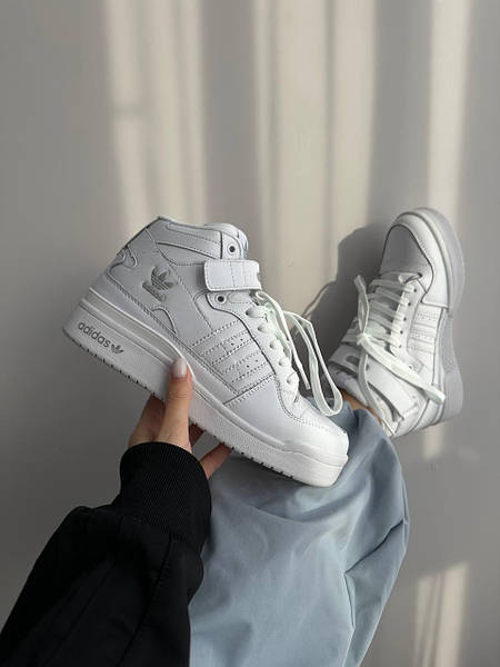 Adidas Forum High White Winter Fur 14017