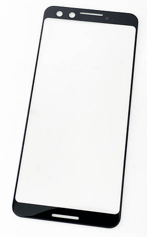 Скло дисплея Google Pixel 3 , чорне, з OCA-плівкою, оригінал (Китай) з олеофобним покриттям, фото 1