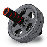 Колесо для пресса power system dual-core ab wheel grey/black