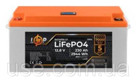 Літієвий акумулятор LP 230Ah, ампер годин, аг, 12В, вольт, LiFePO4 акб