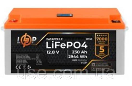 Літієвий акумулятор 12 вольт, 230 ампер, 12 V, В, 230 ah, ампер годин, LP LiFePO4