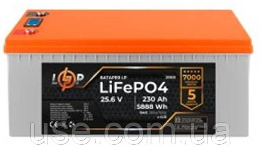 Літієвий акумулятор 24 вольт, 230 ампер, 24 V, В, 230 ah, ампер годин, LP LiFePO4
