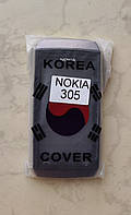 Корпус Nokia 305 (AAA) (белый) (полный комплект)